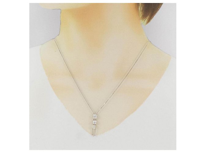 Tasaki Au750 Diamant-Halskette - Ansicht 7