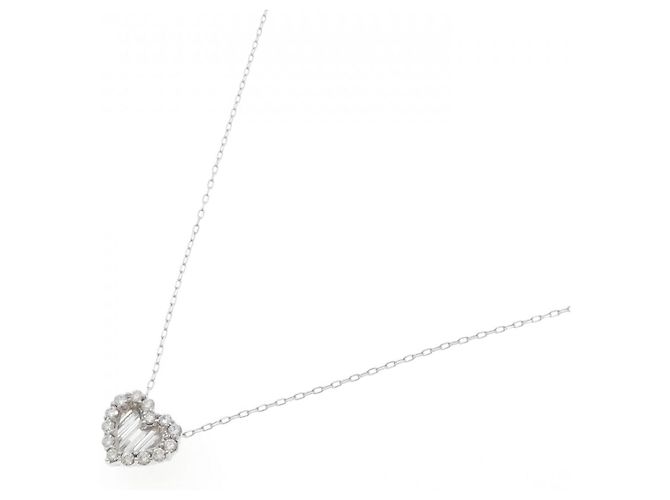 Autre Marque Collar de oro blanco Au750 y diamantes - vista 2