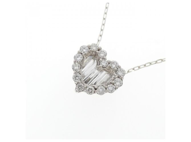 Autre Marque Collar de oro blanco Au750 y diamantes - vista 3