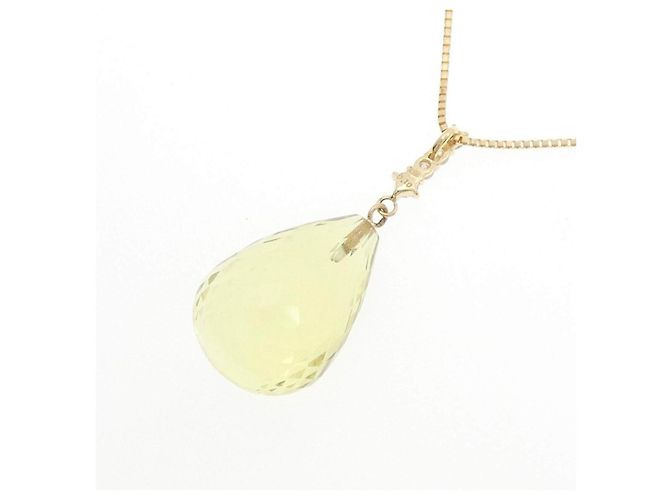 Autre Marque Au750 Quarz-Diamant-Halskette - Ansicht 4