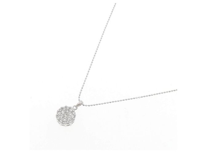 Autre Marque Collar de oro blanco Au750 y diamantes - vista 2