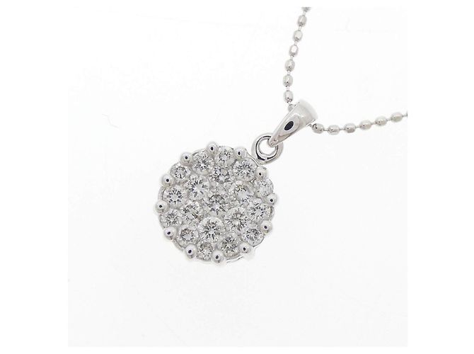 Autre Marque Collar de oro blanco Au750 y diamantes - vista 3