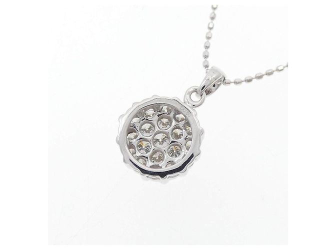 Autre Marque Collar de oro blanco Au750 y diamantes - vista 4