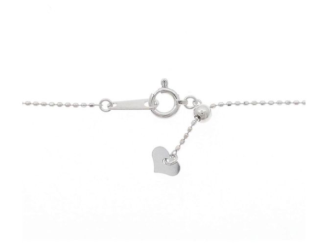 Autre Marque Collar de oro blanco Au750 y diamantes - vista 5