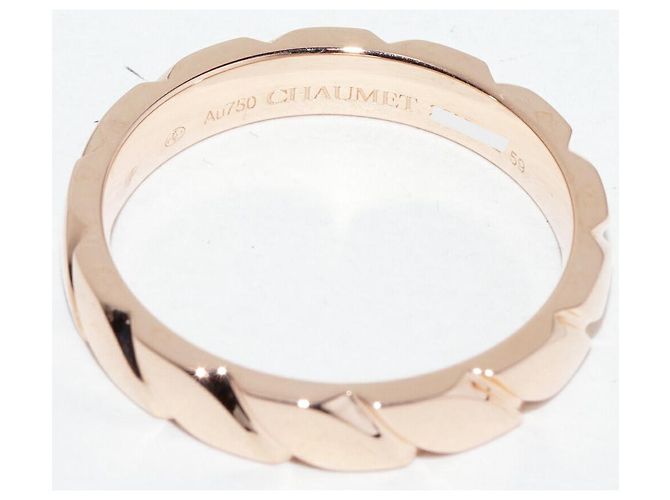 Anello Chaumet Torsade de Chaumet Au750 Misura 18 - vista 5