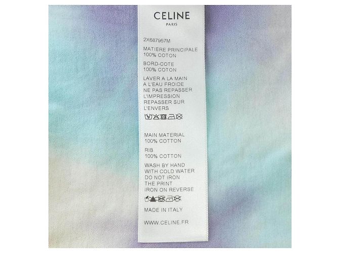 Céline Camiseta de algodón CELINE - vista 3