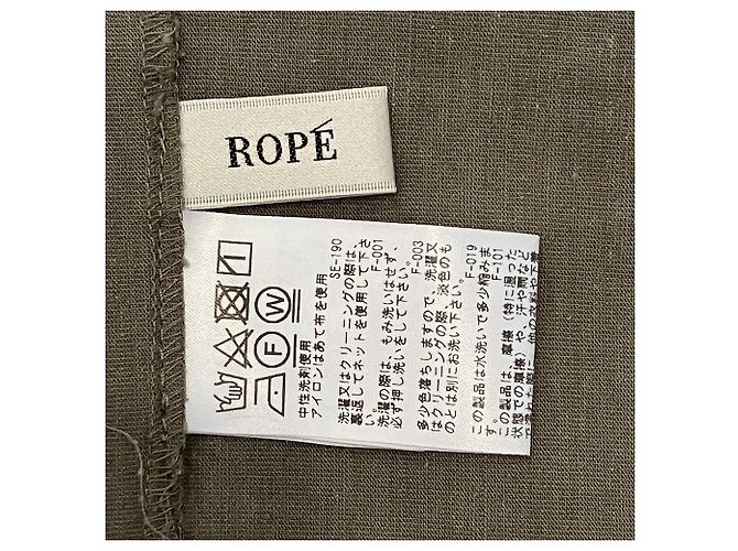 Autre Marque Falda de algodón y lino ROPE - vista 5