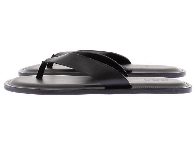 Cos Flip-Flops aus Leder schwarz - Ansicht 2