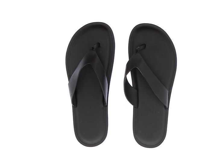 Cos Flip-Flops aus Leder schwarz - Ansicht 4