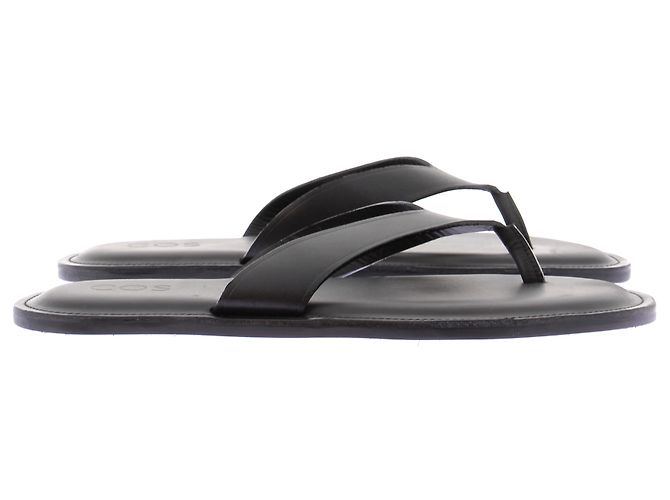 Cos Flip-Flops aus Leder schwarz - Ansicht 7