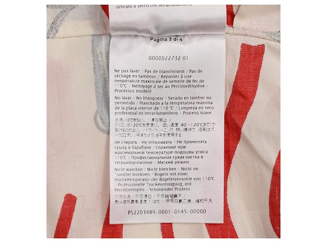 Blusa poncho de seda con estampado de labios Valentino - vista 10