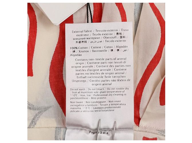 Blusa poncho de seda con estampado de labios Valentino - vista 9