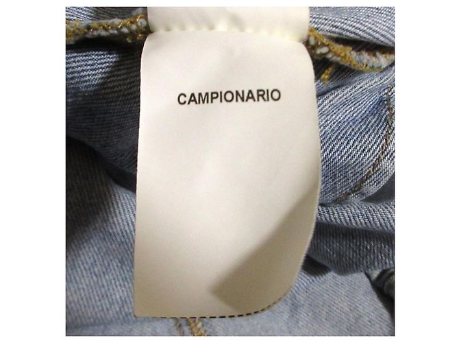 Autre Marque MSGM Jeanskleid Hellblau - Ansicht 13