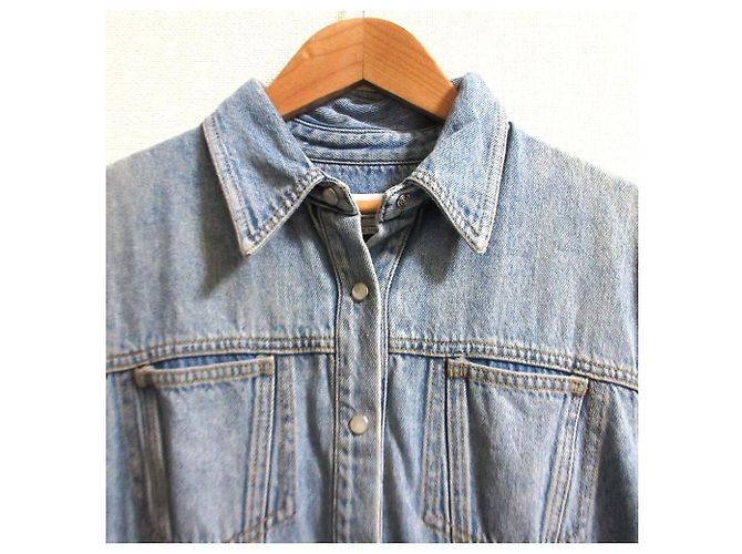 Autre Marque MSGM Jeanskleid Hellblau - Ansicht 5