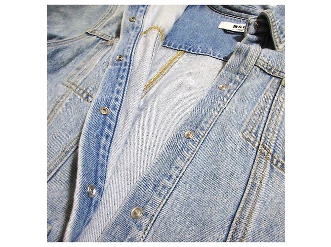 Autre Marque MSGM Jeanskleid Hellblau - Ansicht 7