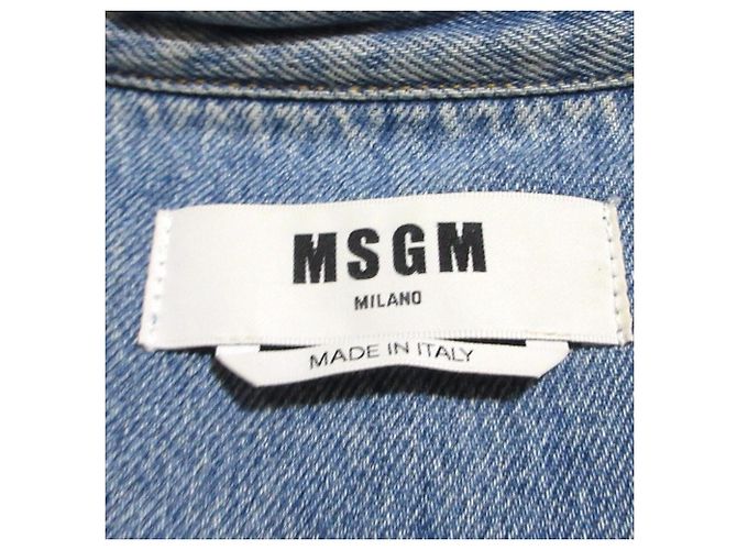 Autre Marque MSGM Jeanskleid Hellblau - Ansicht 8