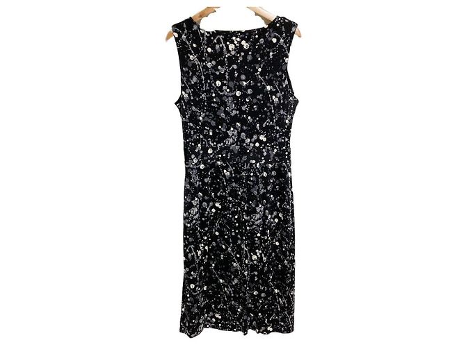 Vestido de seda Tory Burch con estampado Paint Splash - vista 2