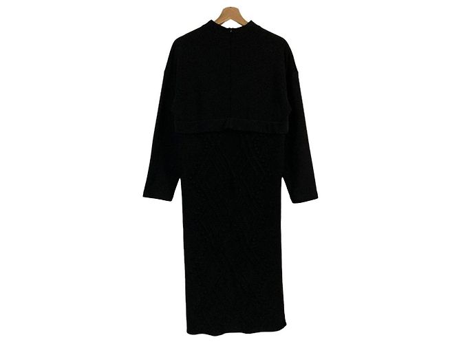 Autre Marque Vestido de punto DENHAM negro - vista 2