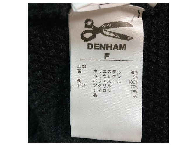 Autre Marque Vestido de punto DENHAM negro - vista 5