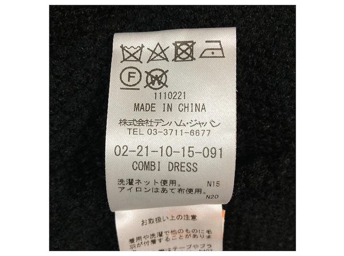 Autre Marque Vestido de punto DENHAM negro - vista 6