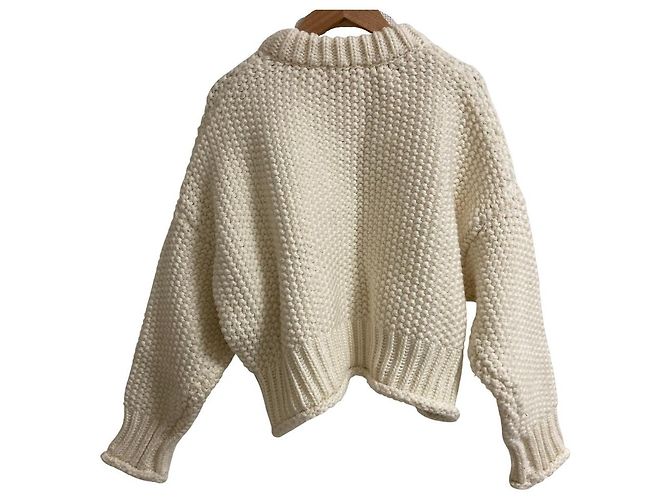 Autre Marque L’AUBE BLANC Tops de punto cropped - vista 3