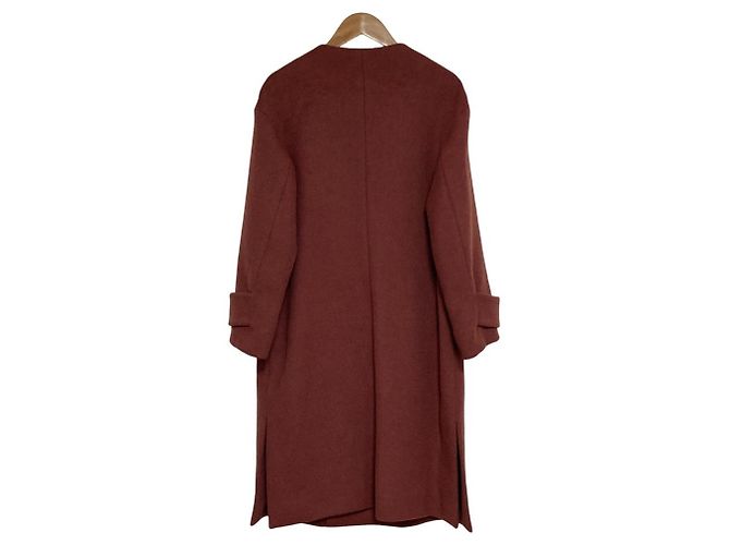 Autre Marque Abrigo sin cuello green label relaxing de Angora Beaver - vista 2