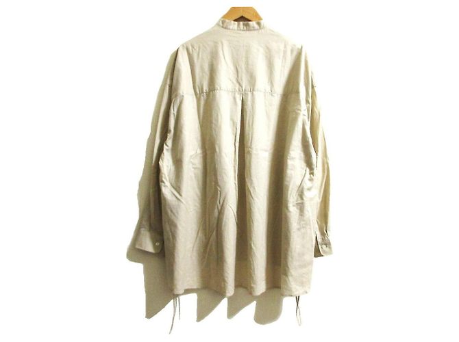 Autre Marque Camicia Graphpaper Silicon Lawn con collo alla coreana e coulisse - vista 2