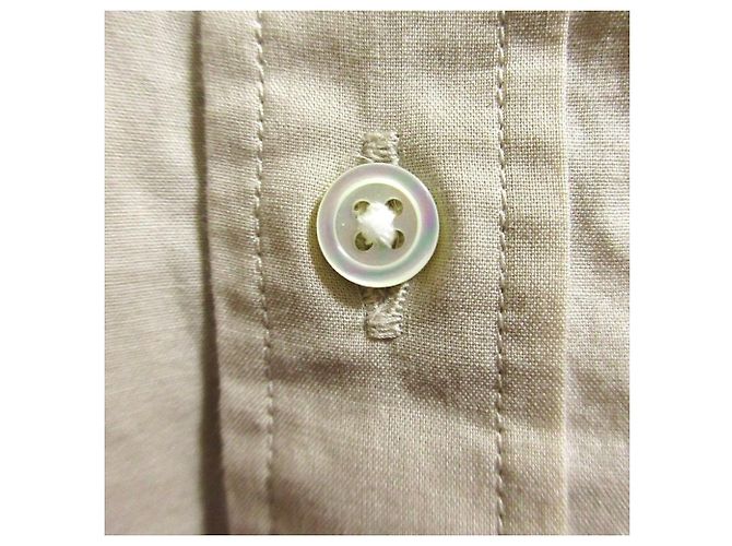 Autre Marque Camicia Graphpaper Silicon Lawn con collo alla coreana e coulisse - vista 3