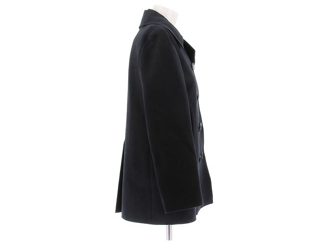 Dior Abrigo cruzado azul marino - vista 3