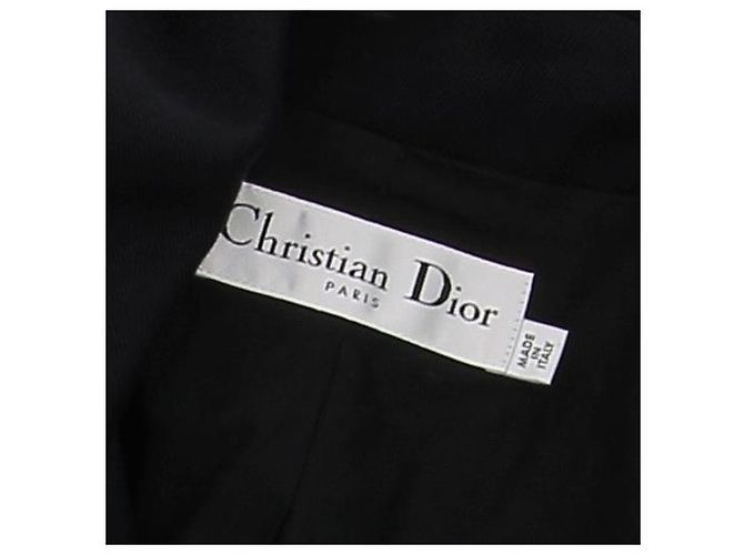 Dior Abrigo cruzado azul marino - vista 6