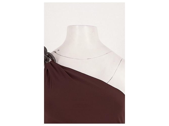 Autre Marque Vestido maxi marrón SILVIA TCHERASSI - vista 5