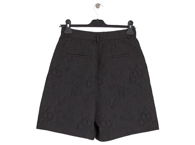 Autre Marque CUSTOMMADE Schwarze Shorts mit Blumenmuster - Ansicht 2