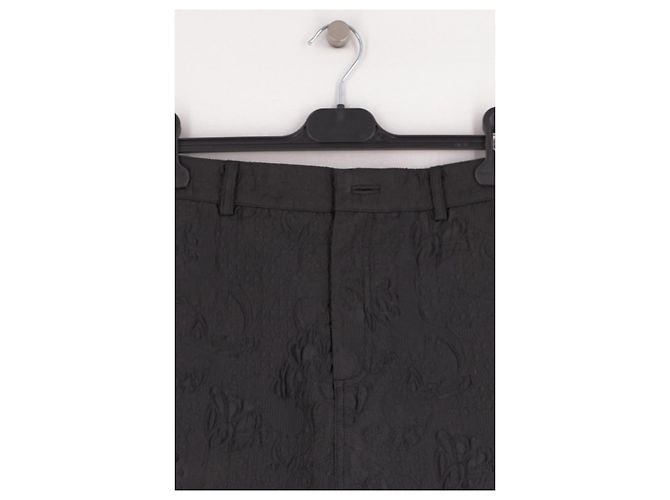 Autre Marque CUSTOMMADE Schwarze Shorts mit Blumenmuster - Ansicht 3
