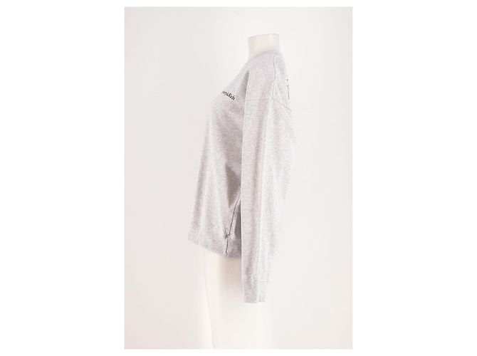Autre Marque Sudadera de algodón gris SPORTY & RICH - vista 3