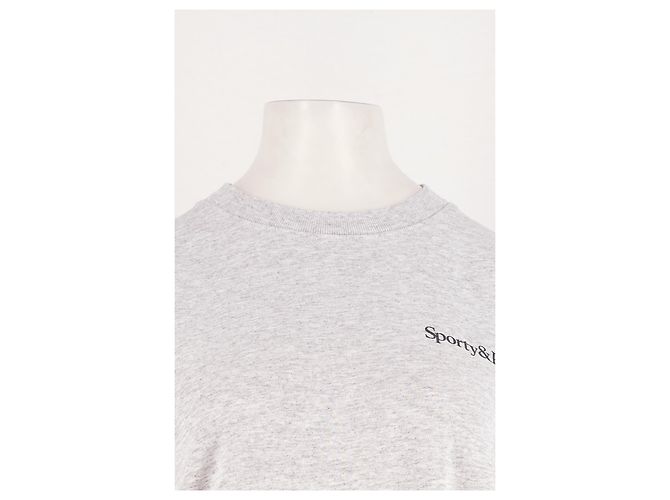 Autre Marque Sudadera de algodón gris SPORTY & RICH - vista 5