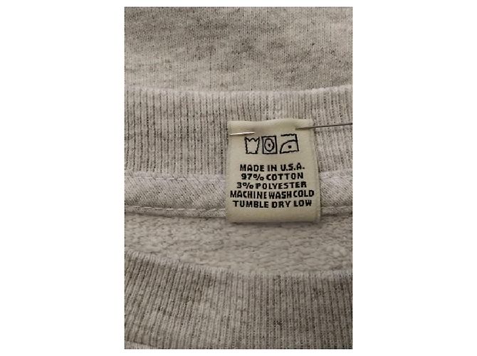 Autre Marque Sudadera de algodón gris SPORTY & RICH - vista 8