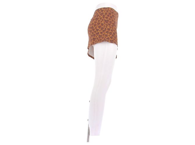 Autre Marque Falda de baño con estampado de leopardo ESTHETE Marrón - vista 3