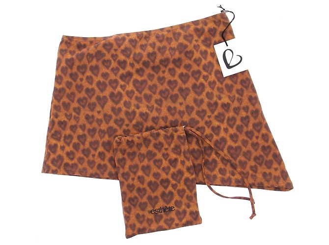 Autre Marque Falda de baño con estampado de leopardo ESTHETE Marrón - vista 5