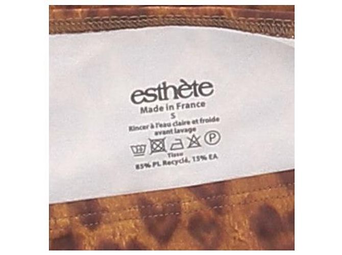 Autre Marque Falda de baño con estampado de leopardo ESTHETE Marrón - vista 6