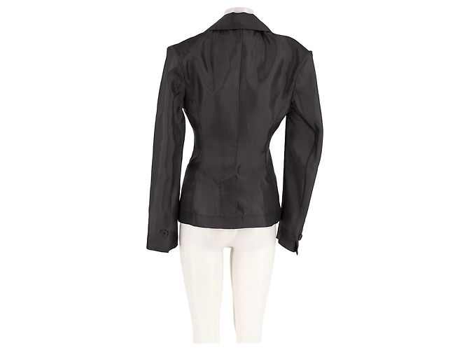 Autre Marque SELEZZA Kurzer schwarzer Blazer - Ansicht 2