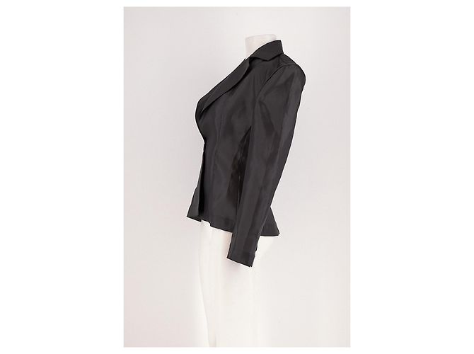 Autre Marque SELEZZA Kurzer schwarzer Blazer - Ansicht 3