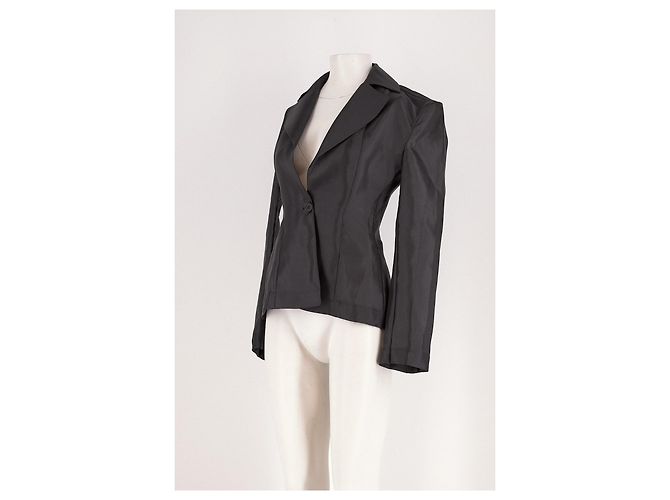Autre Marque SELEZZA Kurzer schwarzer Blazer - Ansicht 4