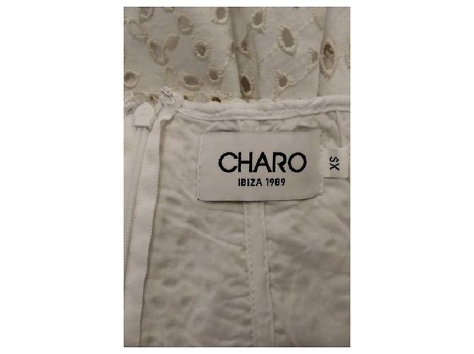 Autre Marque Jupe en coton blanche - view 5