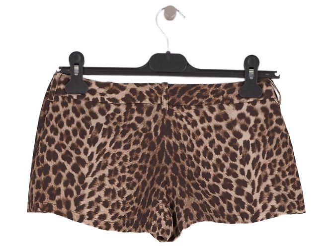 Autre Marque Baumwollshorts mit Leopardenprint - Ansicht 2