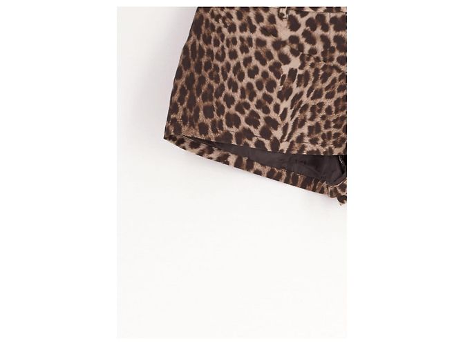 Autre Marque Baumwollshorts mit Leopardenprint - Ansicht 4