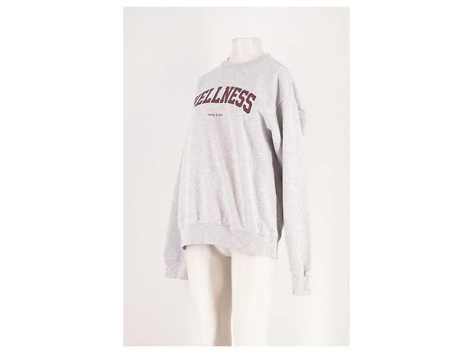 Autre Marque Sweatshirt SPORTY & RICH de algodão cinza Wellness - vista 4