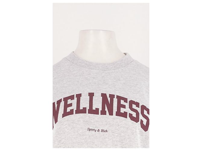 Autre Marque Sweatshirt SPORTY & RICH de algodão cinza Wellness - vista 5