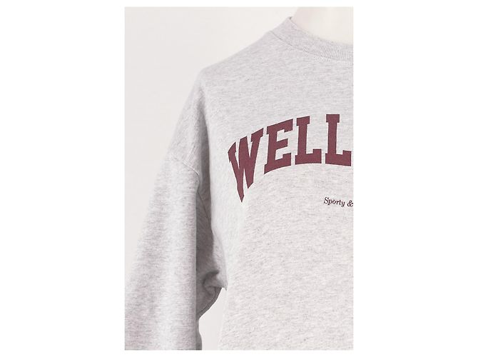 Autre Marque Sweatshirt SPORTY & RICH de algodão cinza Wellness - vista 6