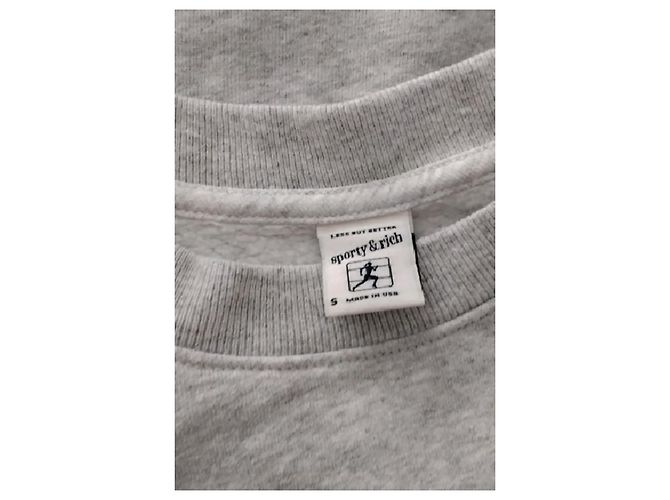 Autre Marque Sweatshirt SPORTY & RICH de algodão cinza Wellness - vista 7