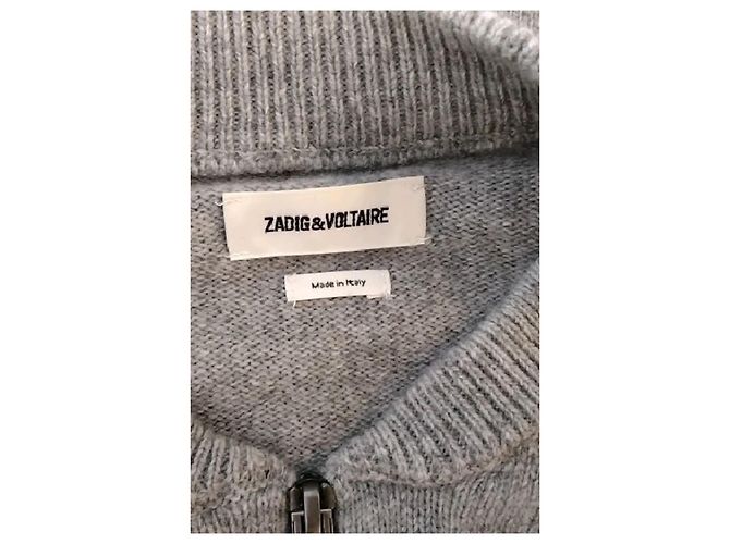 Zadig & Voltaire Gray Wool Cardigan - view 5